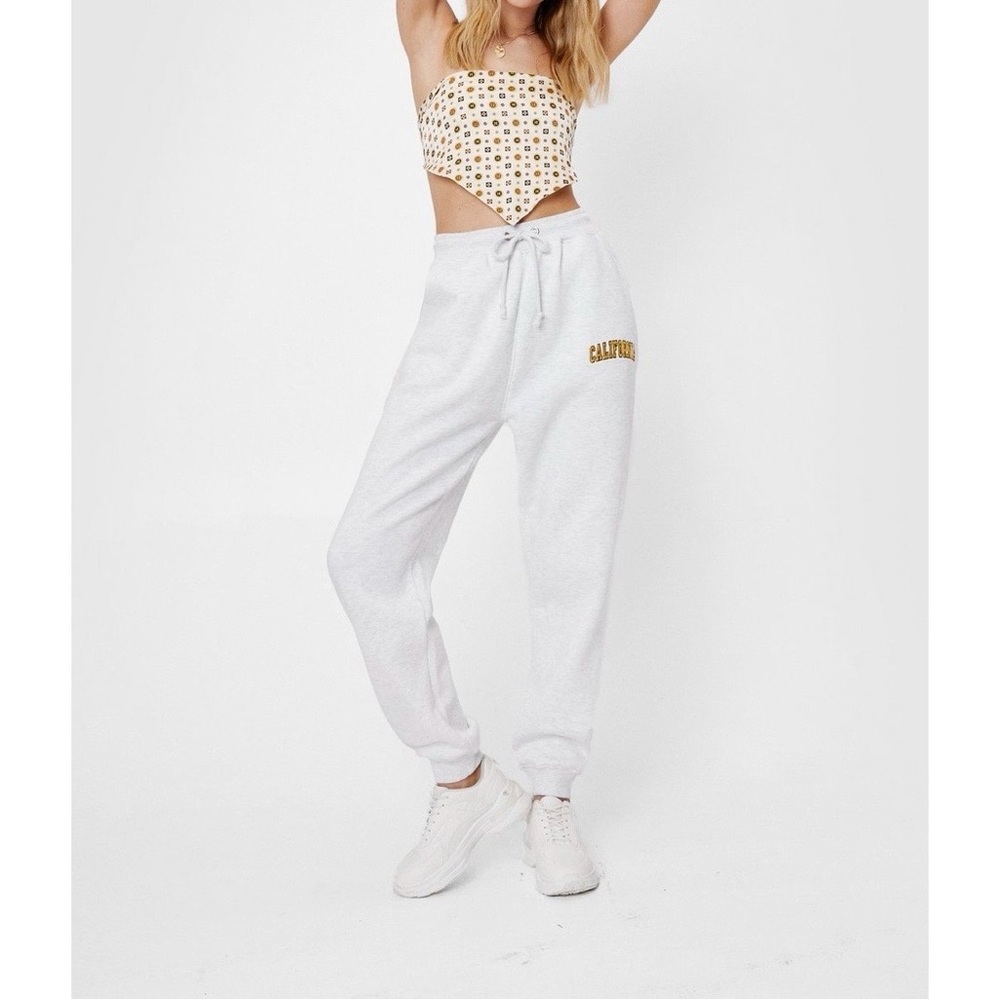 California Oversized Graphic Sweatpants